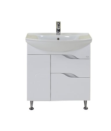 Тумба с раковиной Onika Веронэлла 75.13, белая 