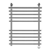 Полотенцесушитель электрический Ника Bamboo ЛБ3 100х60 правый тэн