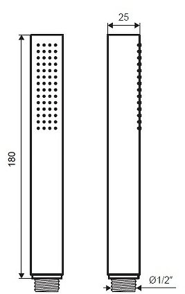 Ручной душ Excellent Loka AREX.SH.023CR Хром 
