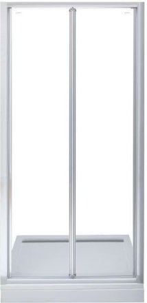 Душевая дверь в нишу Aquanet Alfa NAA6422 100, прозрачное стекло 