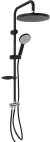 Душевая система Shouder Delta 9062510 Черная матовая Хром 