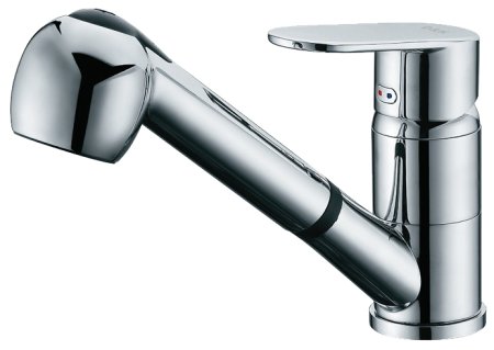 Смеситель для кухонной мойки D&K Speyer Rhein DA1312501 с вытяжной лейкой 