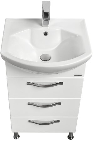 Тумба под раковину Aquaton Ария 50 Н 1A140201AA010 Белая 