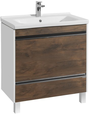 Тумба под раковину Aquaton Капри 80 1A230201KPDB0 подвесная Таксония темная 