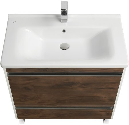 Тумба под раковину Aquaton Капри 80 1A230201KPDB0 подвесная Таксония темная 