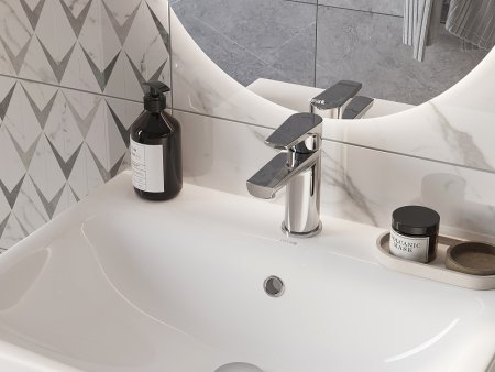 Смеситель для раковины Cersanit Moduo 64094 Хром 