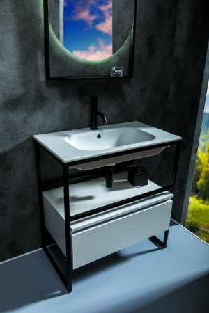 Ящик под консоль Armadi Art Loft 80 белый 1 полка 894-080-W 