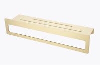 Полка с держателем полотенец Raglo R340.04.03, золотой сатин