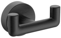 Крючок для ванной комнаты двойной Raglo R320.052.09, графит