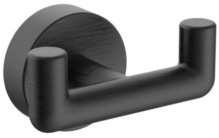 Крючок для ванной комнаты двойной Raglo R320.052.09, графит 