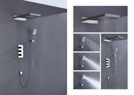 Душевой комплект Timo Petruma SX-5039/00SM с внутренней частью, хром 