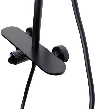 Душевая система Bronze de Luxe Icon 80112CB Черная матовая 