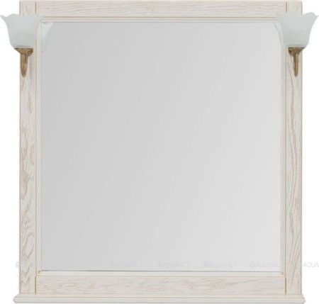 Зеркало Aquanet Тесса Декапе 85 жасмин/золото 