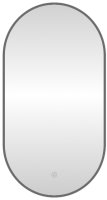 Зеркало с подсветкой LED Fixsen FX-3100F овальное 50х100 см, графит Зеркало с подсветкой LED Fixsen FX-3100F овальное 50х100 см, графит