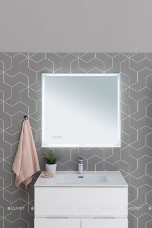 Тумба с раковиной Aquanet Алвита New 80 1 ящик, 2 дверцы, белый матовый 