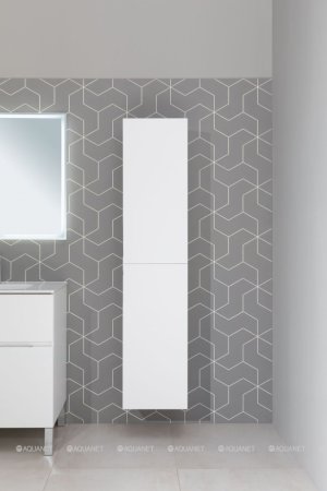 Тумба с раковиной Aquanet Алвита New 80 1 ящик, 2 дверцы, белый матовый 