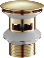 Донный клапан для раковины Timo 8011/17 золото матовое