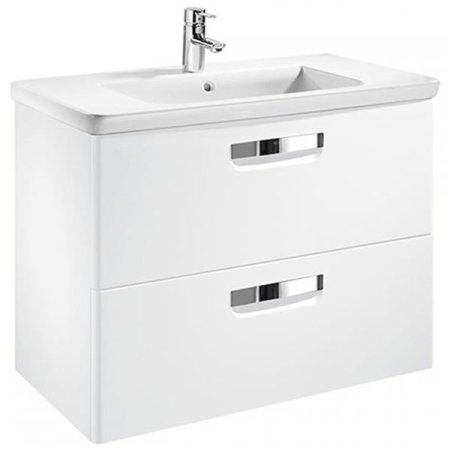Тумба под раковину Roca The Gap 60 ZRU9302879 подвесная Белая глянцевая 