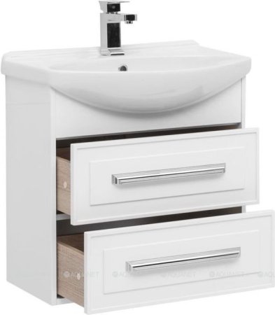 Тумба с раковиной Aquanet Остин 65 белый 
