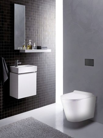 Унитаз Azario Vento AZ-2001 подвесной Белый с сиденьем Микролифт 