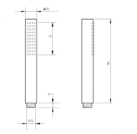 Ручной душ Migliore Ricambi 20029 Хром 