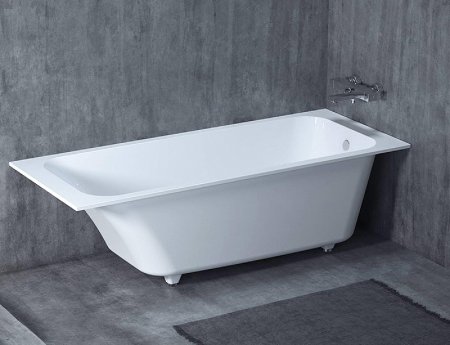 Ванна из искусственного камня Salini Orlanda 170х70 102011G Белая глянцевая 