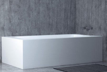 Ванна из искусственного камня Salini Orlanda 170х70 102011G Белая глянцевая 