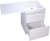 Тумба под раковину Style Line Даллас 110 Люкс Plus Белая 