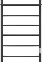 Электрический полотенцесушитель Point Афина PN04858PB П5 500x800 с полкой, диммер справа Черный