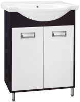 Тумба под раковину Style Line Эко Стиль W 9 Байкал 60 Белая Венге