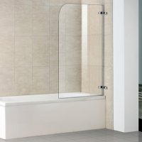 Шторка на ванну WeltWasser WW100 D1 80 10000001224 профиль Хром стекло прозрачное