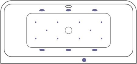 Акриловая ванна Excellent Arana WAEX.ARA18.RELAX 180x85 