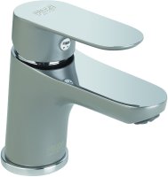 Смеситель для раковины Fiore KEVON CHIC 81GX8120, хром/серый