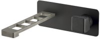 Смеситель для раковины Webert ONE-X OX830606441, черный/сталь Смеситель для раковины Webert ONE-X OX830606441, черный/сталь