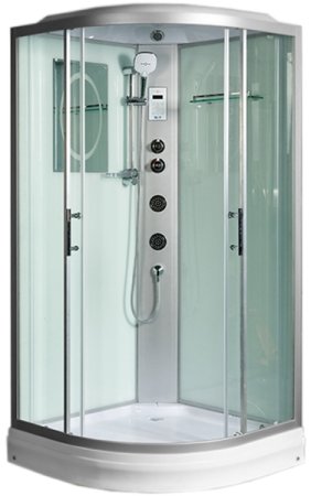 Душевая кабина WeltWasser WW500 Werra 1004 100x100 10000003233 профиль Хром стекло прозрачное 