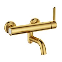 Смеситель Cezares Eco ECO-VD-BORO для ванны и душа, брашированное золото