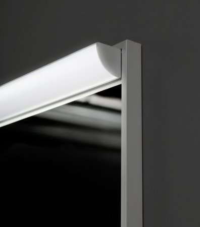 Зеркало BelBagno SPC-UNO-800-800-TCH в алюминиевой раме 