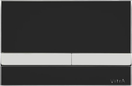 Кнопка смыва VitrA Select 740-1101 черный глянец/хром 