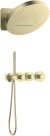 Встраиваемая душевая система с термостатом TIMO Saona SX-2329/17SM, матовое золото 