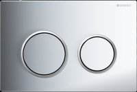 Кнопка смыва Geberit Omega 20 115.085.KL.1 белый/матовый хром