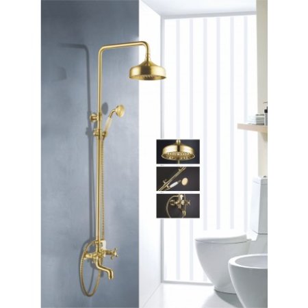 Душевая система Ganzer GZ25068E золото 