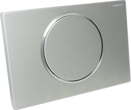 Кнопка смыва Geberit Sigma 10 115.758.SN.5 нержавеющая сталь 