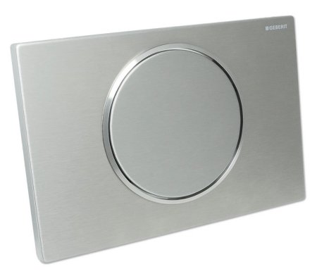 Кнопка смыва Geberit Sigma 10 115.758.SN.5 нержавеющая сталь 