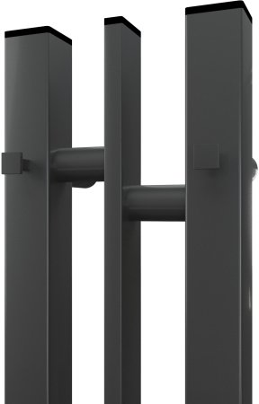 Полотенцесушитель электрический Point Фрея PN20718GB П2 100x800 диммер слева, графит блеск 