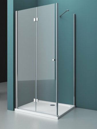 Душевой уголок BelBagno Albano 70х90 ALBANO-ASH-1-70/90-C-Cr профиль Хром стекло прозрачное 