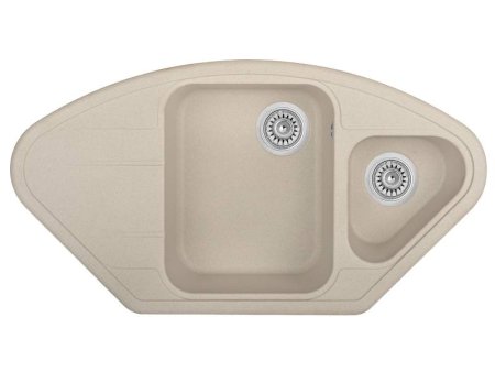 Мойка для кухни каменная Longran Lotus LTG 96х51 Арена 