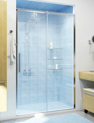 Душевая дверь в нишу WasserKRAFT Dinkel 58R05 120х200 см 
