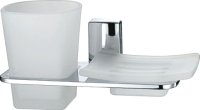 Стакан WasserKRAFT Leine K-5026 с мыльницей