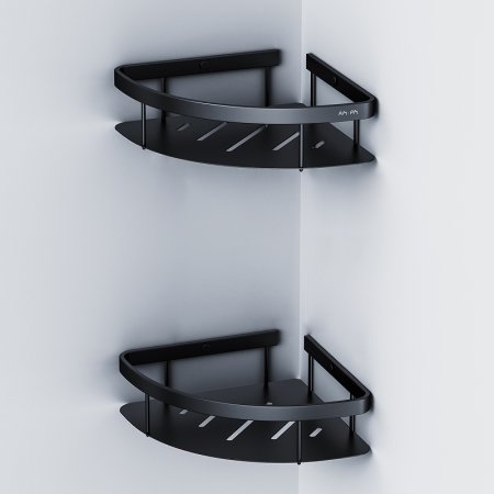 Полка корзина AM.PM Sense L A7454222 угловая Черная матовая 