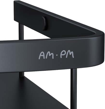 Полка корзина AM.PM Sense L A7454222 угловая Черная матовая 